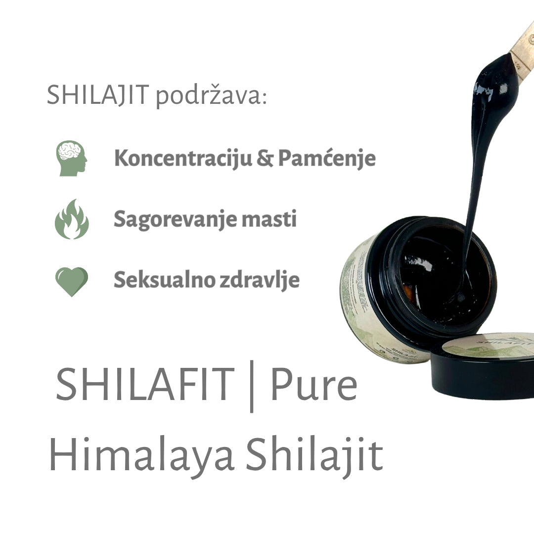 SHILAFIT - Himalajska Shilajit Smola - Benefiti